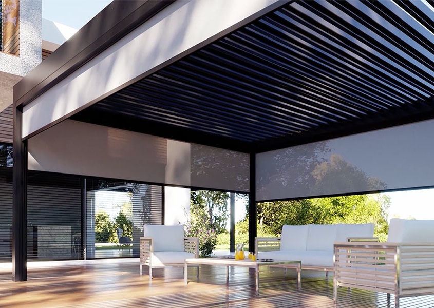 PergolaZipScreen Schilling Wintergarten